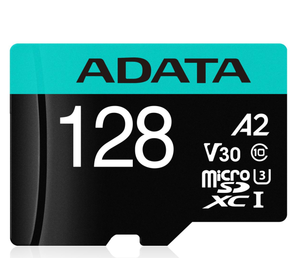 Adata microSD 128GB 100MB/s AUSDX128GUI3V30SA2-RA1 - 512449 - zdjęcie